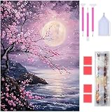 ダイヤモンドアート Rinimie ダイヤモンドアート キット ダイアモンドビーズ絵画キット DIY 手作り絵画 手芸キット モザイクアート 5Dモザイクアート ダイヤモンド塗装 全面貼り付けタイプ 芸術品 家用装飾 30x40cm