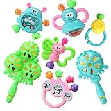 Baby Toys 3 – 6-12ヶ月Baby Rattles教育玩具0 – 1年古いランダム色