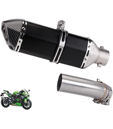 Amazon.co.jp: FIRECARP Ninja 250/400, Z250/Z400用 ステンレス製