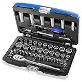 Expert E034810 Drive Socket Set Containing 1/4 3/8-Inch Sockets 51-Piece [並行輸入品]