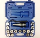 HHIP 3900-0540 #40 ER-40 Spring Collet Chuck Set- Nmtb Taper 40, 17-piece [並行輸入品]