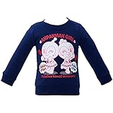 アンパンマンガール パイル起毛 ドキンコキン 長袖トレーナー Anpanman Girl fo-ea3887-ea9239 80cm ネイビー