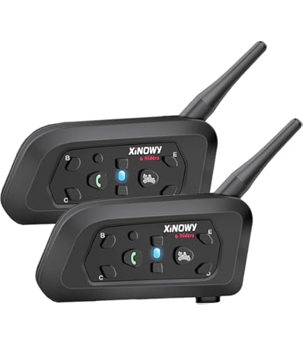 バイク インカム V6Pro 2人同時通話 6人ペアリング IP65防水 Amazon.co.jp: EJEAS バイク インカム V6Pro(2台セット) 2人同時