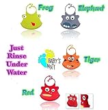 Silicone Baby Bibs - Waterproof Easy to Clean. No More Messy (8 Beautiful Models-TIGER) By Baby's Ma