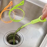 Honanaプラスチック製のシンクは、髪のクリーニングツールキッチンクリーニング用品をフックドレッジパイプラインをドレイン - 1PcsxDrainDredgePipelineHook
