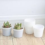 (サンライン)Sun Line プランター 植木鉢 フラワーポット ガーデニング 家庭菜園・ベランダ菜園用 インテリア アウトドア デコレーション　 (ホワイト)