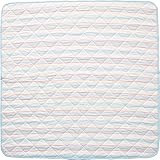 西川リビング フェリーべ/Feribe よちよちプレイマット 140×140cm ブルー 日本製