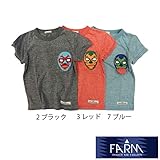 【SiShuNon/FARM】ファーム ルチャ ポケット 半袖Tシャツ 90 7 ブルー