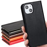 iPhone 14 plus ケース 手帳型 【 マグネット無し 】 iPhone14plus アイホン14plus アイフォン14plus ケース 14plus 14プラス アイホン14プラス アイフォン14プラス アイホン 14plusケース アイホン14プラスケース アイフォン14プラスケース iPhone14 plus ケース アイフォン14plusケース アイフォン 14 plus カバー アップル アイホン 14 プラス 携帯ケース 14ぷらす スマホケース 手帳型 適用 case 【iCoverCase】 マグネットなし スタンド機能 光沢加工 牛革 財布型 カード入れ ブラック