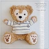 ダッフィーシェリーメイコスチュームハンドパペットサイズボーダーパーカーグレーtops29-hp