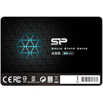 シリコンパワー SSD 1TB 3D NAND採用 SATA3 6Gb/s 2.5インチ 7mm PS4動作確認済 3年保証 A55シリーズ SP001TBSS3A55S25