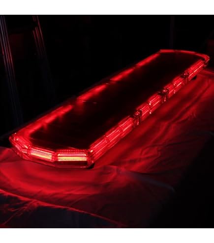 Amazon.co.jp: 緊急車両用 赤色灯【120cm】LED回転灯 大型