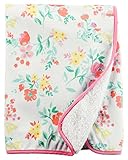 カーターズ Carter's ブランケット 毛布 ポリエステル & ベビー・デポ モスリン ウォッシュクロス Floral Plush Blanket フリーサイズ [並行輸入品]