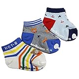 MIKIHOUSE(ミキハウス)ミキハウスホットビスケッツ(mikihouse hotbiscuits) ローカットソックスパック３足セット(74-9619-617) (11～13ｃｍ, マルチ(87