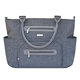 JJ Cole Caprice Diaper Bag, Gray Heather by JJ Cole
