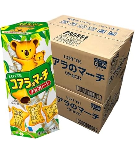 Amazon.co.jp: ロッテ コアラのマーチ (チョコ) 48g×80個 (ケース販売
