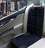 チャイルドシート マット シートプロテクター クッション 滑り止め コンビ収納ポケット付き