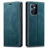 OPPO Reno9 Aケース A201OP CPH2353 Reno7 A手帳型 OPG04 手帳ケース oppo reno7 a手帳型ケース oppo reno7a opg04 スマホケース case RFID スキミング防止 oppo reno9aスマホケース カード収納 マグネット式 スタンド機能 薄型 高質感 (OPPO Reno9 A A201OP CPH2353/Reno7 A OPG04対応 6.4inch) ターコイズ