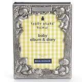 Royal Selangor Teddy Bears 'ピクニック赤ちゃん日記フォトアルバム18.5 CM H