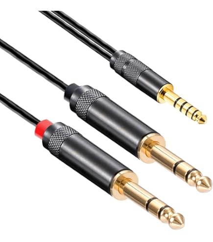 Amazon.co.jp: MOGAMI モガミ 2534 Yケーブル (4.4mm5極 - TRSオス×2