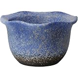 信楽焼　信楽BEST SELECTION　水鉢　青ぼかし　14号　全高26cm×幅43cm