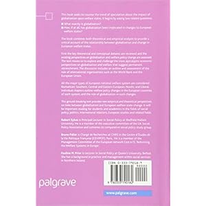 Globalization and European Welfare States: Challenges and Change