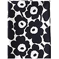 【正規輸入品】 マリメッコ生地 ミニウニッコ ハーフカット 単色 黒 No.190 約70cmX約50cm MINI UNIKKO marimekko 綿 布 ファブリック 北欧 お試し 正規品