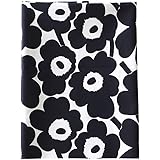 【正規輸入品】 マリメッコ生地 ミニウニッコ ハーフカット 単色 黒 No.190 約70cmX約50cm MINI UNIKKO marimekko 綿 布 ファブリック 北欧 お試し 正規品