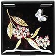 海外向けおみやげ　日本のお土産　加賀の伝統　蒔絵　金沢伝統工芸品　加賀　山中漆器　コンパクトミラー　兼六