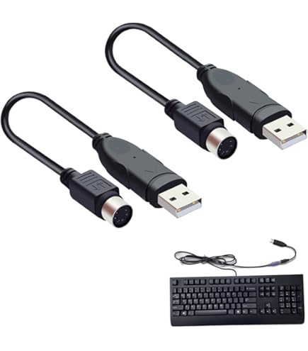Amazon.co.jp: Reccy USB変換アダプター USB-PS/2変換アダプタ メス