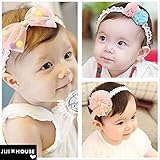 ふわもこ ベビー ヘアバンド 三つ セット パステル カラー 新生児 赤ちゃん 出産祝い 内祝い お宮参り 誕生日 100日記念 こどもの日 記念撮影 プレゼント (ピンク3個セット)