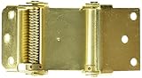 National Hardware N100-049 V127 Double-Acting Spring Hinges, Satin Brass [並行輸入品]