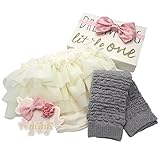 プラチナムベイビー LITTLE ONE ベビー 出産祝い(バニラLWセット) ギフトBOX2【レッグウォーマー&チュールブルマSET】