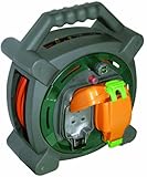 Masterplug HLP2013/2IP 20m Outdoor IP Rated Cable Reel with Weatherproof Sockets 13A Case Reel (2 So