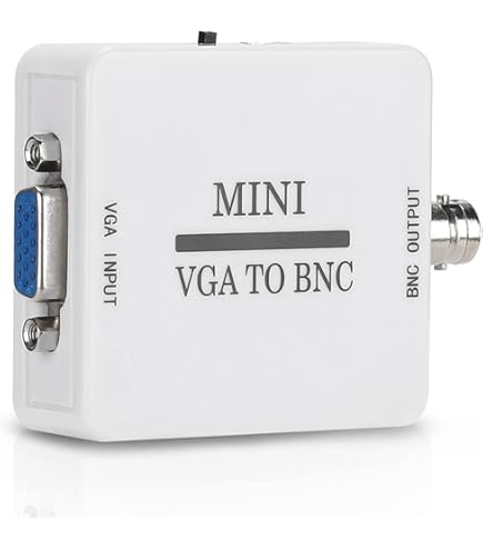 Amazon | Paris BNC to VGA アナログ変換器 S-video 音像入出力対応 PC