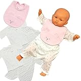 えくぼちゃん(ekubochan) 日本製プレミアム 新生児肌着 ＋ くま ピンク スタイ 5点セット