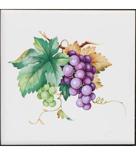 Amazon.co.jp: 100角壁用アクセント 絵タイル リンゴ小 F0403 : DIY