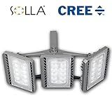 【三年保証】SOLLA Sliver 高品質LED投光器 150W(3×50W) 3000K 電球色 CREE製素子 日本レベル筐体 IP65防水防塵 長寿命広角フラッドライト 作業灯