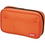 LIHIT LAB Pen Case, Orange, 4.7 x 7.9' (A7551-4) [並行輸入品]
