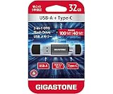 ギガストーン 2in1 OTG USBメモリー USB-A+Type-C 32GB GJU3-AC44GY-32GB-1pk-R