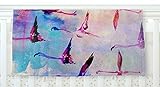 KESS InHouse Nikki Strange Flamingo in Flight Fleece Baby Blanket 40 x 30 [並行輸入品]