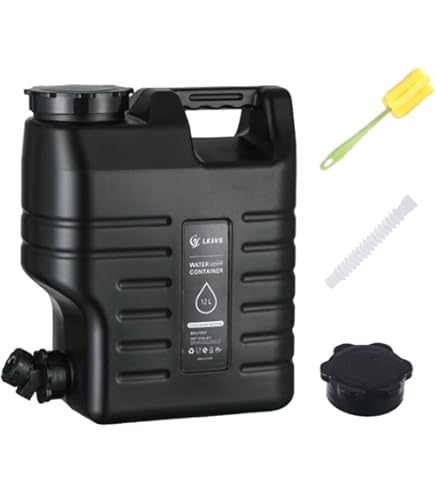 Amazon.co.jp: LOL-FUN 【2025新登場】ウォータータンク 給水タンク 貯水タンク 水タンク 横置き 蛇口付き 漏れ防止  ウォータージャグ 広口 大容量 水入れ容器 キャンプ アウトドア用品 防災グッズ 災害 非常用 地震 台風 停電 断水 携帯便利 家庭用 貯水容器  (緑 10L ... LOL-FUN 【2025新開発・大容量28L・ホイール付】ウォータータンク 水タンク ウォータージャグ 貯水タンク ウォーターコン