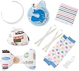 My Plate-Mate a11マイプレートメイトギフトセットホワイトドアストッパークジラ 腹巻きボーダー