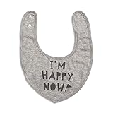 baby ampersand ロゴ＆ボトルモチーフスタイ　グレー　90cm