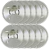 KENOH 木工用チップソー 両側研磨 10枚入 147mm 147x52P