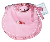 Raindrops Solid Pastel Teething Bib Set, Pink by Raindrops