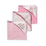 Gerber 3-pack Terry Hooded Towels in Pink by Gerber [並行輸入品]