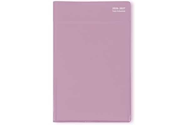 学研ステイフル 手帳 2026 スケジュール帳 ツイン手帳 A5 ラベンダー M16803 2025年 10月始まり