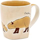 カロラータ アニマル マグカップ カピバラ (250ml / サンドベージュ/食洗機 電子レンジ対応/陶器) 動物 コーヒーカップ ギフト プレゼント クリスマス