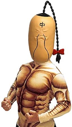 Amazon セットでお得 ラーメンマンのマスクと筋肉シャツのセット コスプレ 仮装 通販